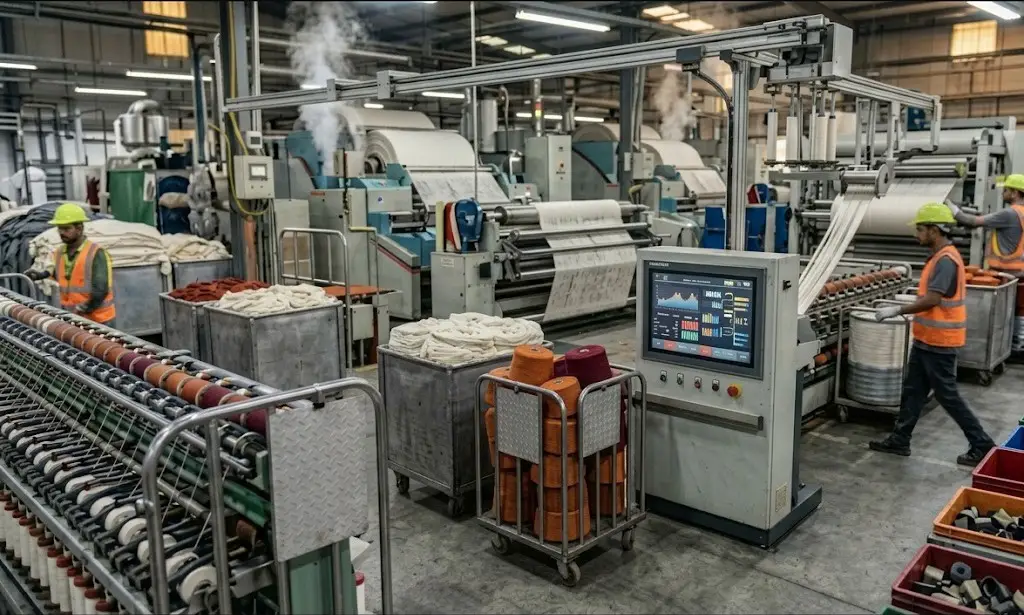 Spinning ERP - Precision Yarn Production Order System